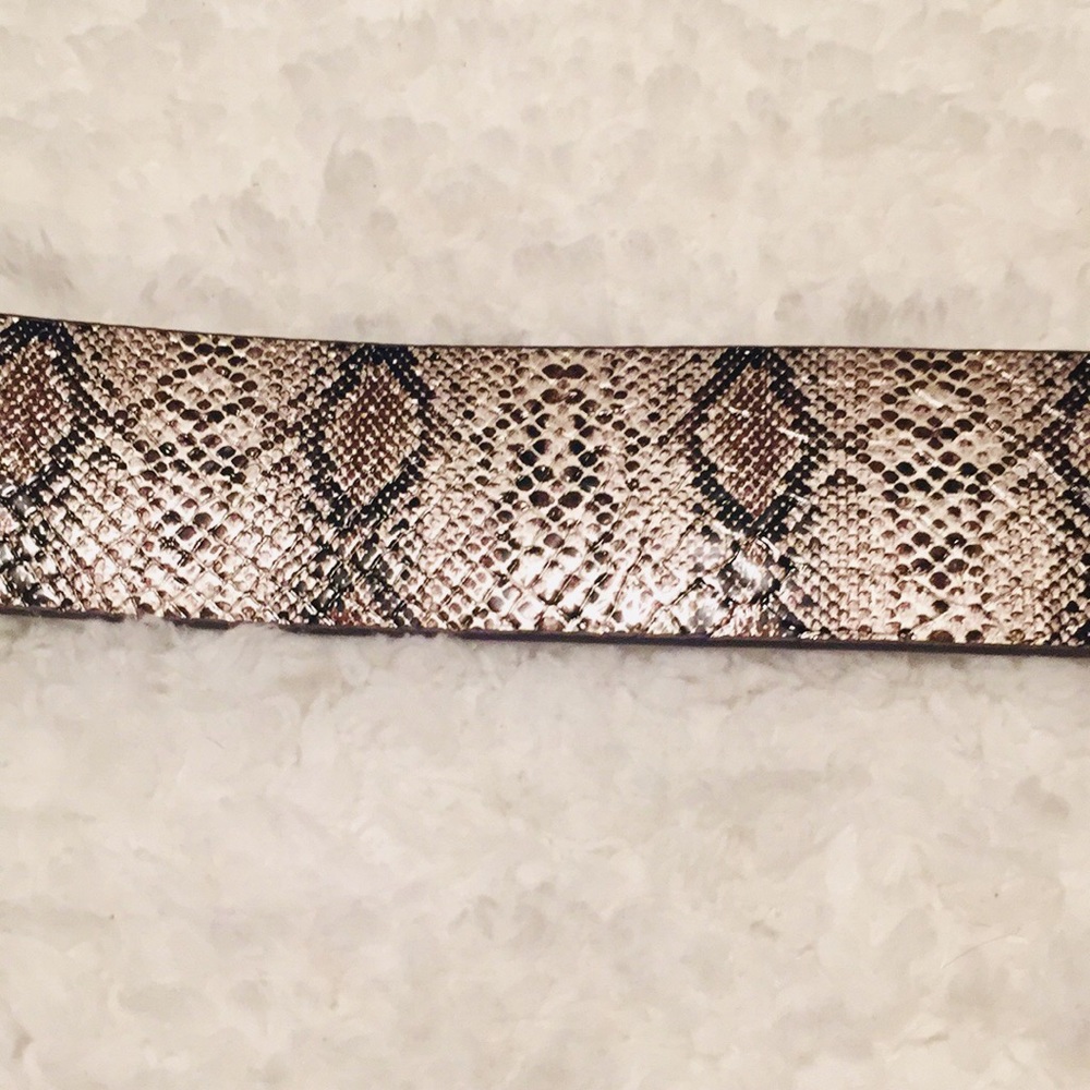 Vegan Snakeskin Belt